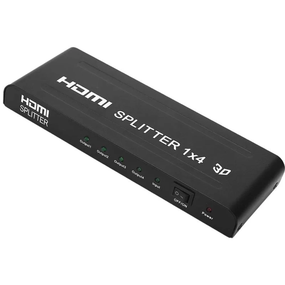 Hdmi splitter 1 Εισόδου - 4 Εξόδων Anga FullHD (1080p) 3D  4K  PS-1014-4K (Q-HD1400) 