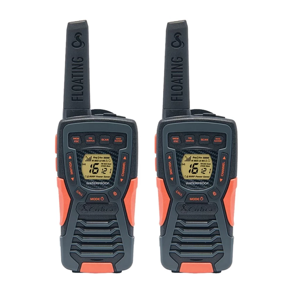 Walkie-Talkie ζεύγος Cobra ιδανικό για τους λάτρεις των adventure sports 12Km AM-1055