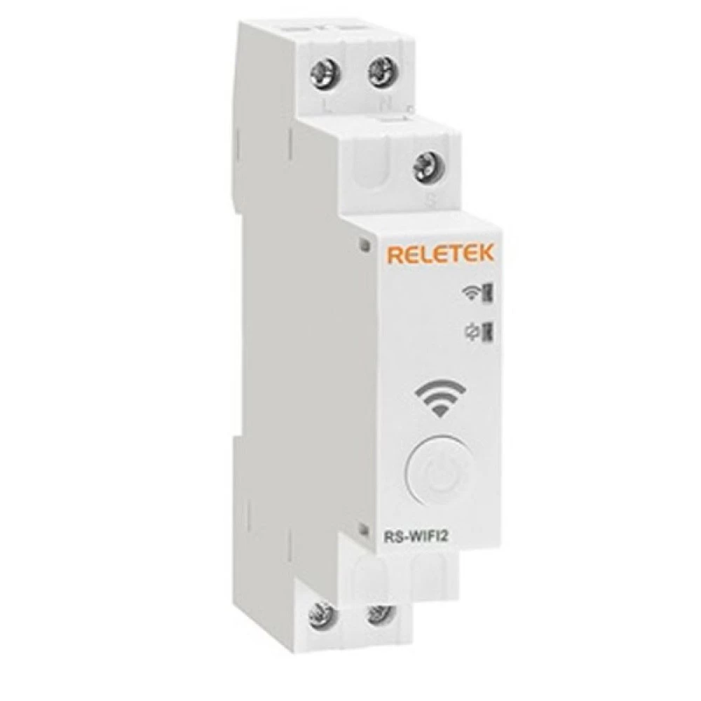 Ρελέ Wi-Fi ράγας 1NO 48-240VAC/DC 16A RS-WIFI2 RELETEK